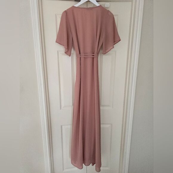 Baltic Born Ivy wrap dress in blush size medium - Picture 8 of 11